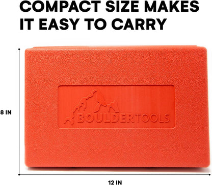 Boulder Tools Tire Repair Kit - Professional Heavy Duty Tire Plug Kit, Tubeless Tire Repair Kit for Flat Tire & Puncture Repair on Cars, Trucks, SUVs, ATVs, UTVs, RVs & Motorcycles