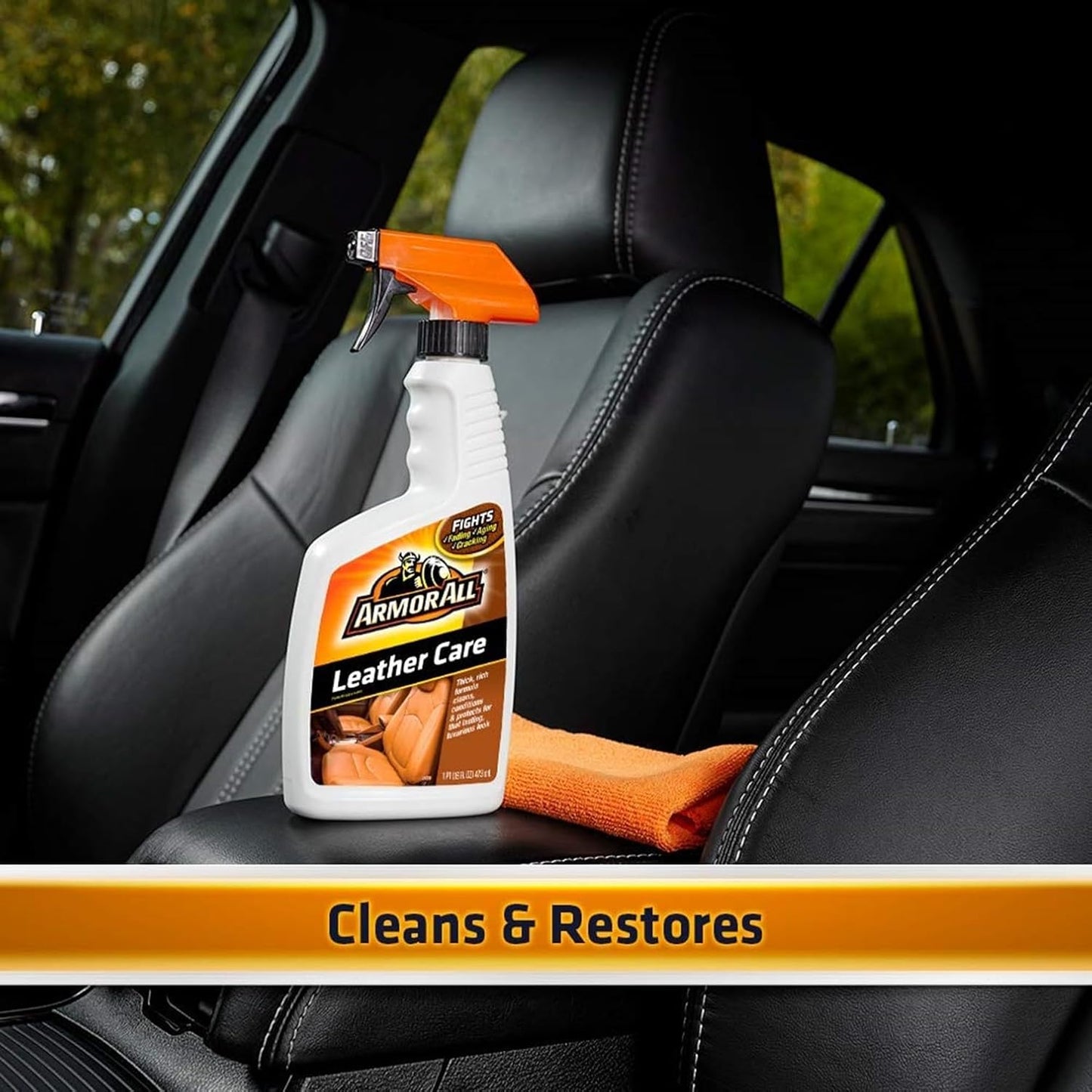 Armor All Car Leather Conditioner Gel, Interior Cleaner for Cars, Trucks and Motorcycles, 18 Fl Oz