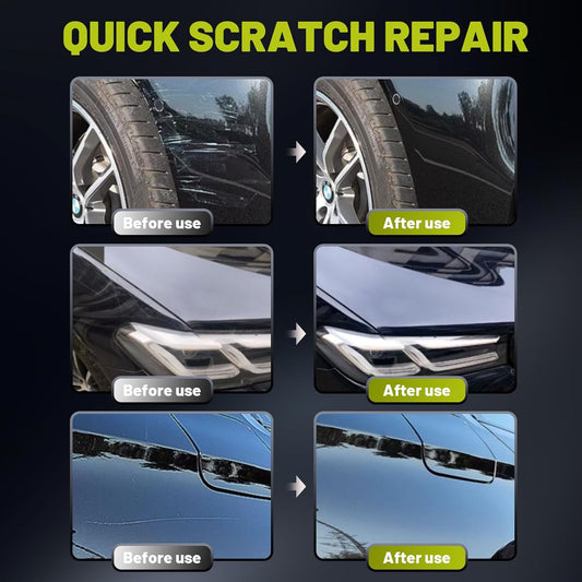 Upgraded Car Scratch Remover Kit, Scratch Remover for Vehicles ＆ Cars, Car Paint Scratch Repair, Polishing ＆ Rubbing Compound Paint Restorer with Applicator Pad, add Gloss ＆ Shine 16OZ, 1 Pack