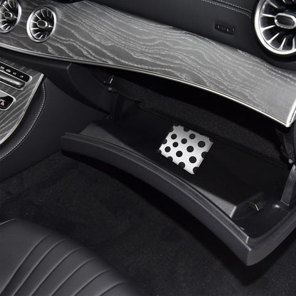 LumiMokki Car Registration and Insurance Holder, Leather Registration and Insurance Card Holder, Vehicle Glove Box Organizer - For Documents, Cards, License (Black)