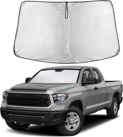 EcoNour Car Windshield Sun Shade | 2025 Upgraded Innovative No-Light-Pass Technology for Maximum Coverage | Foldable Sun Shade Keeps Your Vehicle Cool | Must-Have Car Accessories | Small (59" x 29") - Colors L