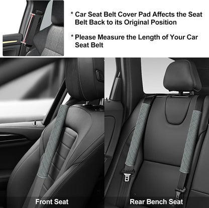 surpassme Car Seat Belt Pads Cover, 2 Pack Seat Belt Shoulder Strap Covers Protector to Release Stress to Your Neck and Shoulder for a Safety Driving (Pink)