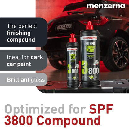 menzerna Polishing Set 8oz – HCC1000, MCC2500 & 3800 | 3-Step System for Scratch Removal, Swirl Elimination & Mirror-Like Finish