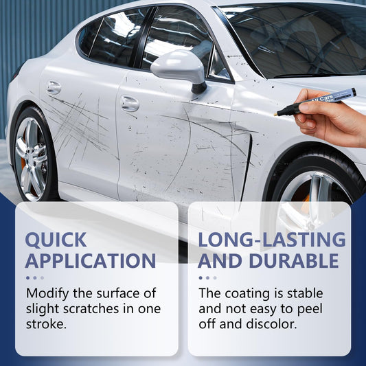 3PCS Magic Car Scratch Remover Pen,All Cars Magic Pen, Car Scratch Repair Pen Set, Simple and Fast, Long-Lasting Durability, Quick Fix for All Car Colors