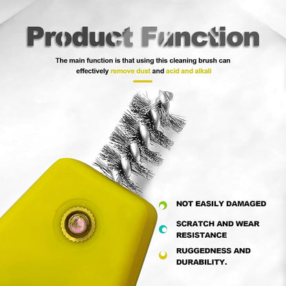 4 in 1 Car Battery Cleaning Brush,Anti-Corrosion Battery Terminals,Copper Pipes Cleaner Brush Tool,Universal for Automotive and Marine for Plumbing Installation Soldering Brazing