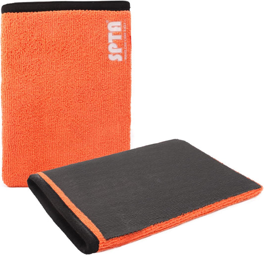 SPTA Clay Mitt, Pro Medium Grade Clay Bar Infused Mitt, Car Detailing Glove Quickly Removes Debris from Your Paint, Glass, Wheels, & More -CB306