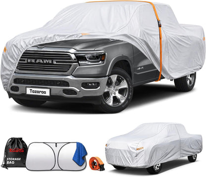 Car Cover Waterproof All-Weather,Heavy-Duty Outdoor Full Exterior Automobiles Sedan/Coupe (Length 186-193 inch) with Windshield Sun Shade Universal Fit Toyota Camry, Tesla Model 3, Accord etc