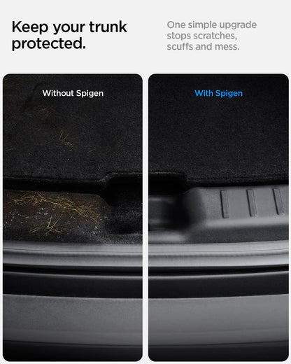 Spigen Rear Bumper Protector (270 Degree Bumper Guard & Scratch Resistant) for Tesla Model Y Juniper & Model Y L Accessories (Premium & Performance 2026/2025)