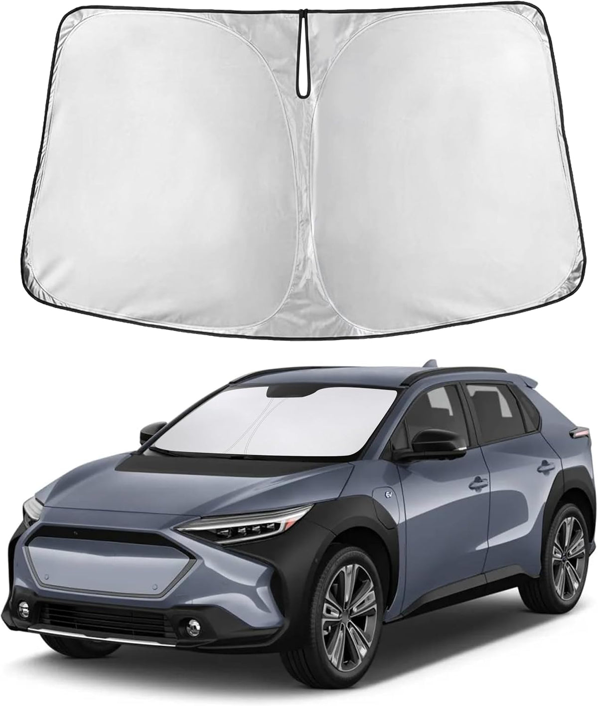 EcoNour Car Windshield Sun Shade | 2025 Upgraded Innovative No-Light-Pass Technology for Maximum Coverage | Foldable Sun Shade Keeps Your Vehicle Cool | Must-Have Car Accessories | Small (59" x 29") - Colors K