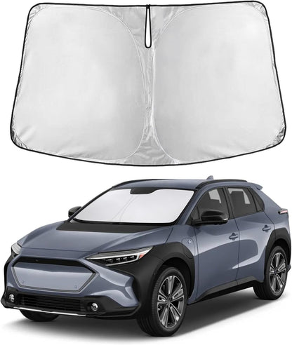 EcoNour Car Windshield Sun Shade | 2025 Upgraded Innovative No-Light-Pass Technology for Maximum Coverage | Foldable Sun Shade Keeps Your Vehicle Cool | Must-Have Car Accessories | Small (59" x 29") - Colors K