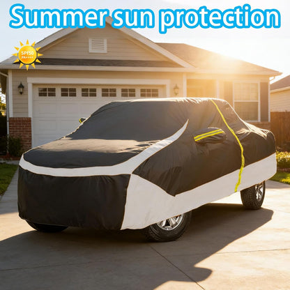 SUV car Cover All Weather Waterproof Murano, Subaru Outback/Solterra，Cadillac XT5/SRX, Buick Envision and Other Models -Outdoor Sunshade Protection with Zipper (Length 188 to 195 inch)