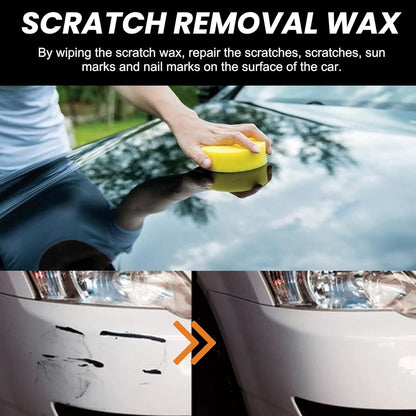 2PCS Scratch Remover for Vehicles, 2026 New Car Scratch Removal Wax, Car Scratch Repair Paste Car Scratch Remover Kit, Cars Paint Scratchs Repair Kit with Wipe Sponge