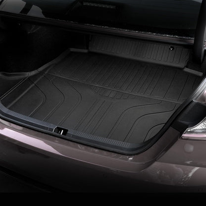 Floor Mats for Toyota Sienna 2021-2026, All Weather Floor Mats Lower Trunk Cargo Liner Accessories, Full Coverage Set (Fit 8-Seat with Spare Tire)