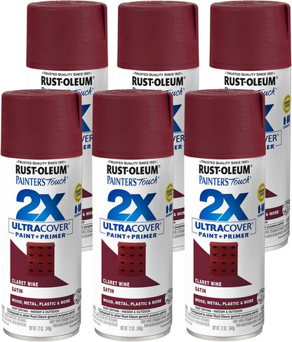 Rust-Oleum 334029 Painter's Touch 2X Ultra Cover Spray Paint, 12 oz, Gloss Clear - Colors D