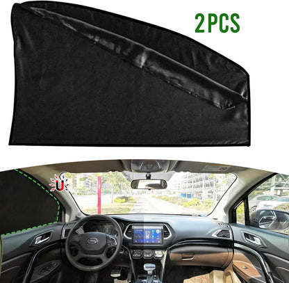 ZATOOTO Suede Car Window Shades 4PCS - Car Window Covers for Ultimate Privacy, UV Protection, and Heat Insulation, Side Window Sun Shade Perfect for Camping, Travel, Baby Safety, and Daily Use