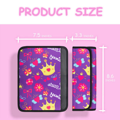 YR Seat Belt Cover for Kids, Soft Comfort Seat Belt Cushion for Children, Cute Cartoon Pattern Car Seat Belt Pads Cover for Girls and Boys, 1 Pack (Cartoon Spider)