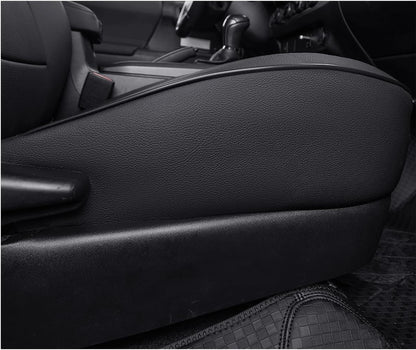 EKR Tacoma Car Seat Covers Custom Fit for Toyota Tacoma (Petrol) 2024 2025 2026 DoubleCab/CrewCab SR/SR5/TRD Sport/TRD Off-Road/Limited -Truck Seat Covers Full Set,Faux Leather(Black)