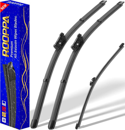 3 wipers Replacement for 2019-2023 2024 2025 2026 Subaru Forester, Windshield Wiper Blades Original Equipment Replacement - 26"/17"/14" (Set of 3) - Colors A