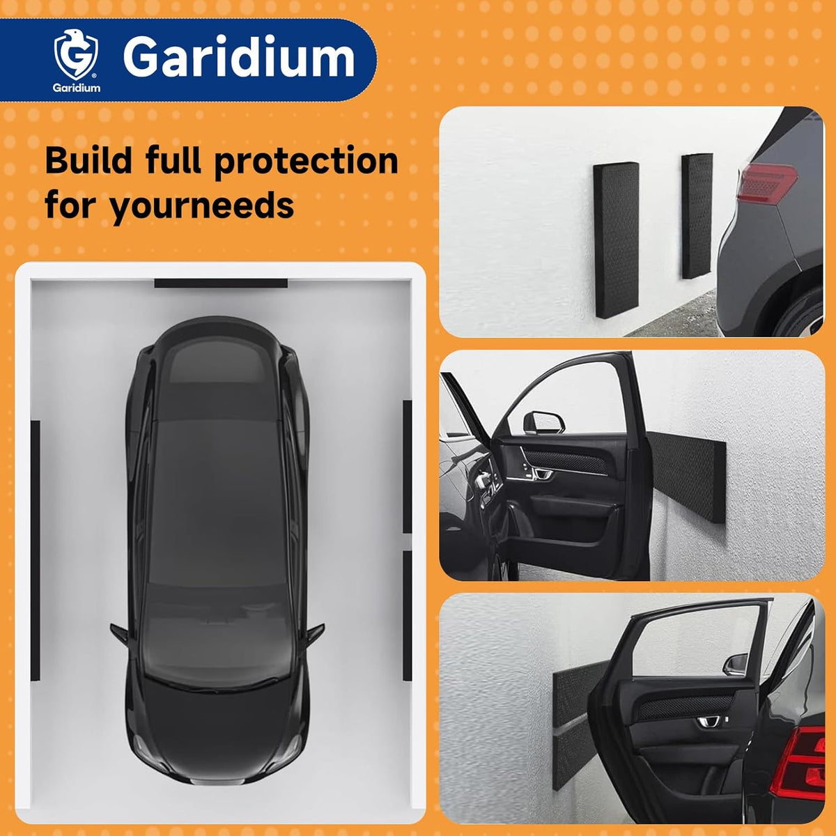 Garage Wall Protector - Heavy Duty Self-Adhesive Foam Bumpers for Car Door Dings, Furniture & Bike Scratches | Tool-Free Installation, Extreme Durability (2)