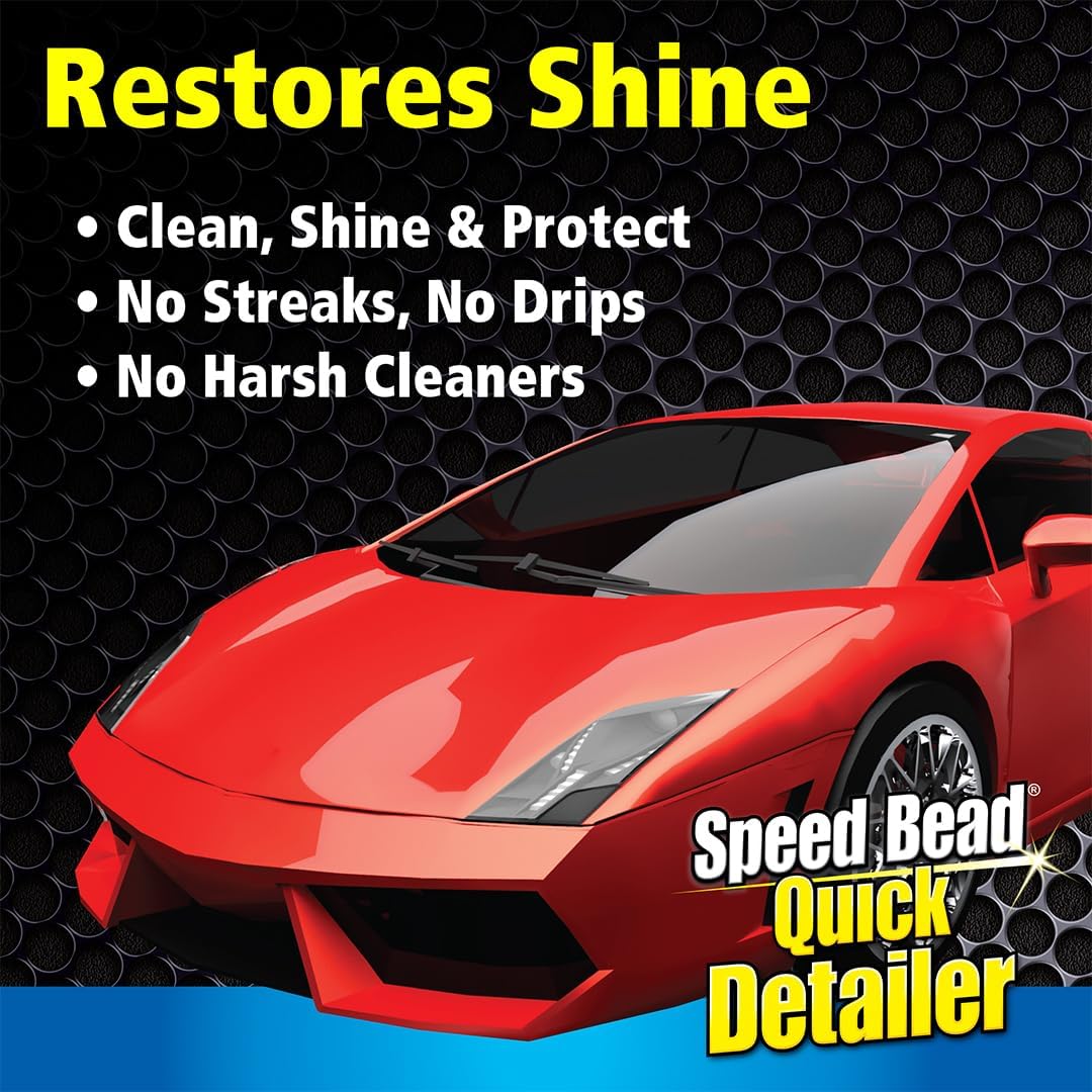 Stoner Car Care 92354-2PK Speed Bead Quick Detailer Spray – Fast Detail Spray for Dust, Smudges and Light Contaminants – Enhances Gloss and Slickness With Carnauba Wax – 22 fl oz (Pack of 2)