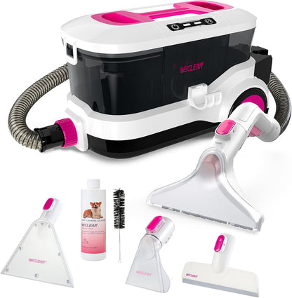 WECLEAN C1 Portable Extractor for Couch and Carpet Cleaner Upholstery Cleaner with Deep Cleaning Solution