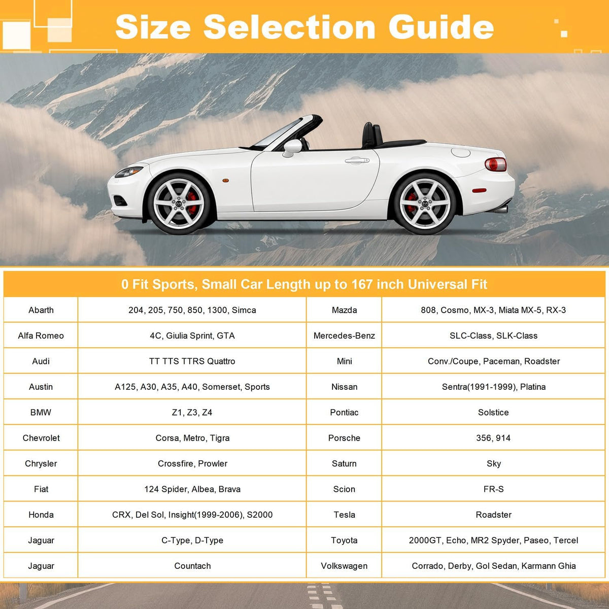 GUNHYI 16 Layers Car Cover Waterproof All Weather, Heavy Duty Outdoor Car Cover Universal Fit Sedan Toyota Camry, Tesla Model 3, Honda Accord, Nissan Altima, Kia K5/Stinger, Hyundai Sonata etc.