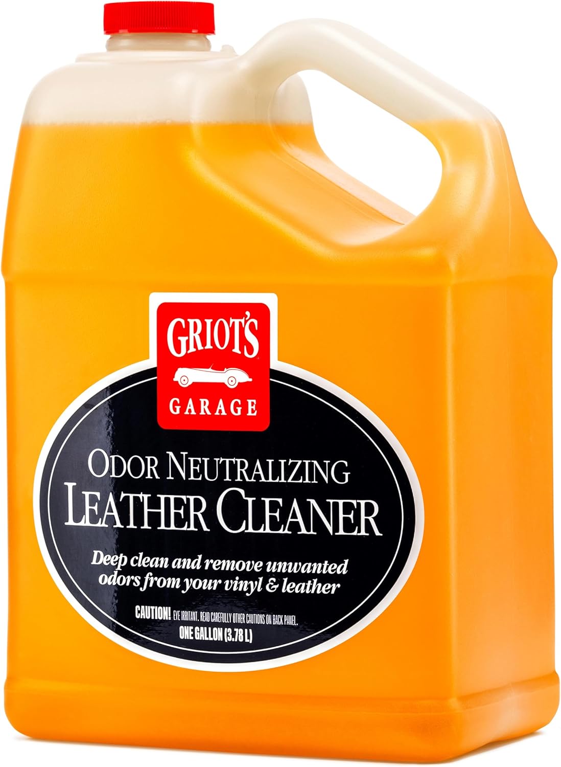 Griot's Garage Odor Neutralizing Leather Cleaner for Car Seats, Dashboard, Door Panels, Eliminates Unwanted Smells, 10971, 22oz