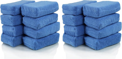 Chemical Guys Premium Grade Microfiber Applicator Pads - Ultra-Soft Foam Core, Safe for Sealants, Tire Dressings, Interior and Exterior Detailing, Car, Truck, SUV, RV, Motorcyle Care, 8 Pack