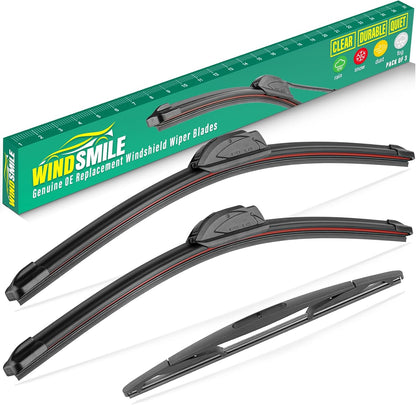 26" 16" 11" Windshield Wiper Blades Replacement for Chevrolet Chevy Trax 2024 2025 2026 Premium All Weather Front Rear Wipers Set - OEM Quality (Pack of 3) - Colors D