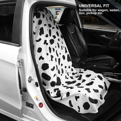 Waterproof Sweating Car Seat Cover for Post Gym Workout, Running, Swimming, Beach and Hiking, Universal Fit Non-Slip Towel Bucket Seat Protector for Cars SUV Trucks, Machine Washable (Grey)