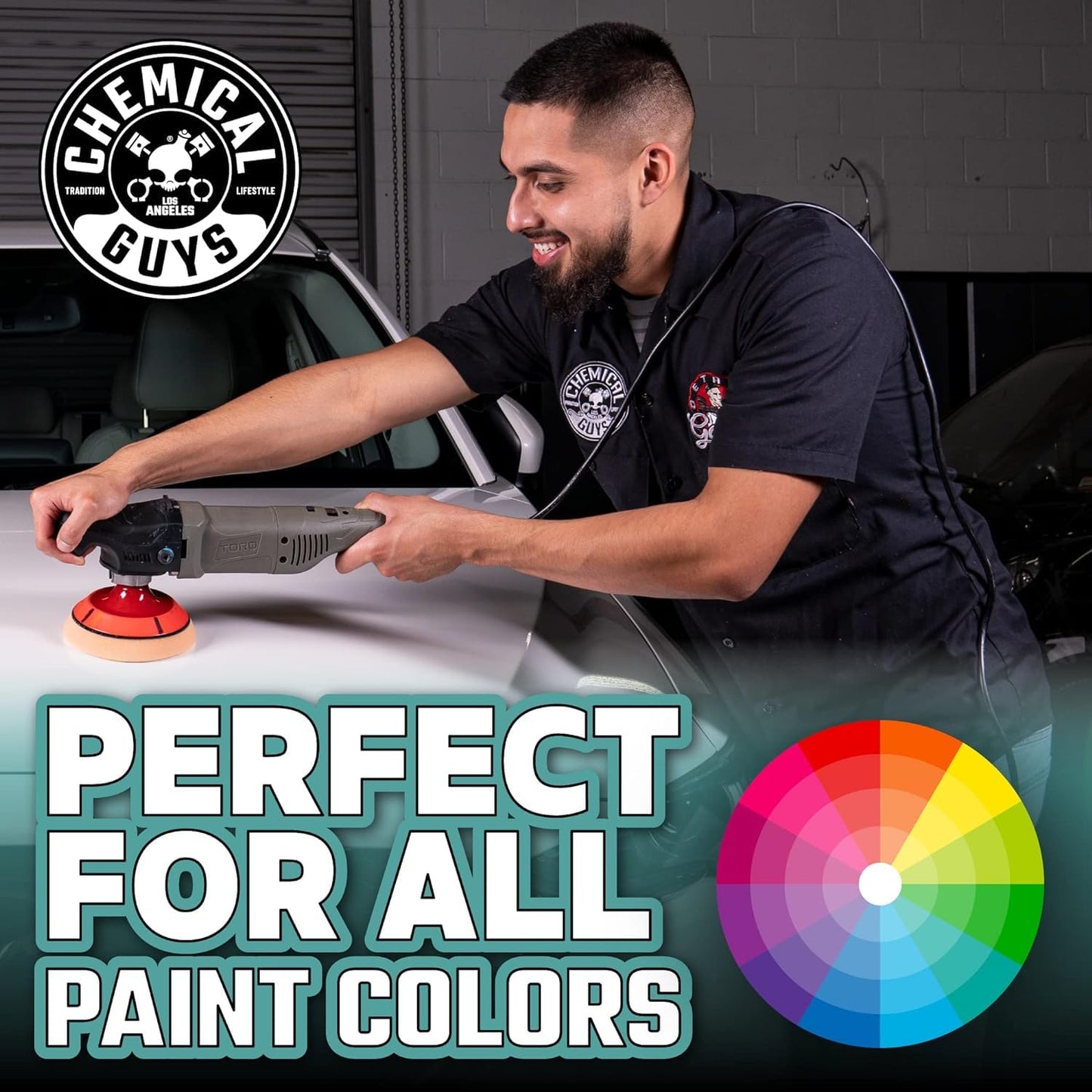 Chemical Guys C4 & P4 Clear Cut Correction Compound and Precision Paint Perfection Polish Combo - Removes Scratches, Swirls, Towel Marks, and Etching, Restores Gloss, Polishing Kit - 2 x 16 oz