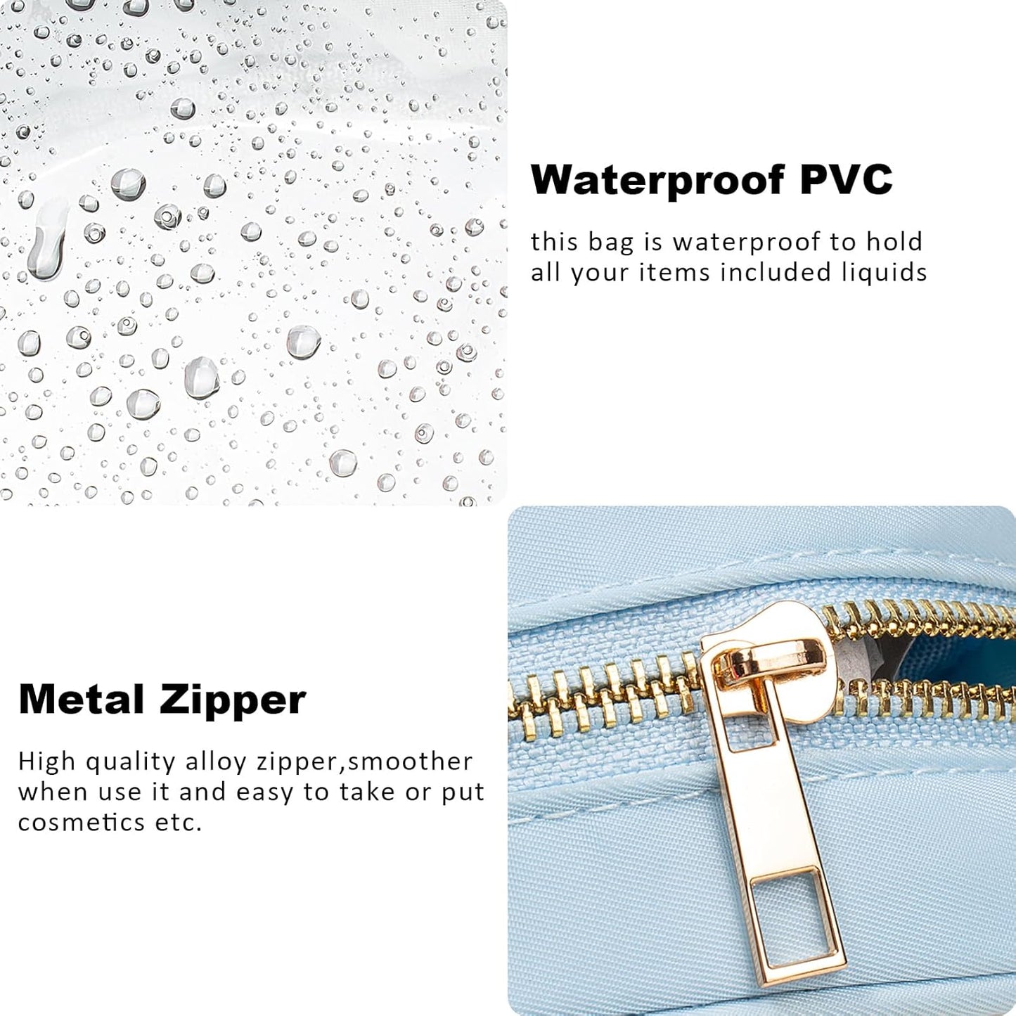 Small Clear Makeup Bag for Purse Small Cosmetic Bag Travel Size Toiletry Bags Cute Travel Makeup Bag,Coin Purse,Car Asscessories Organizer Storage Travel Essentials for Women Girls(Clear-Beige)