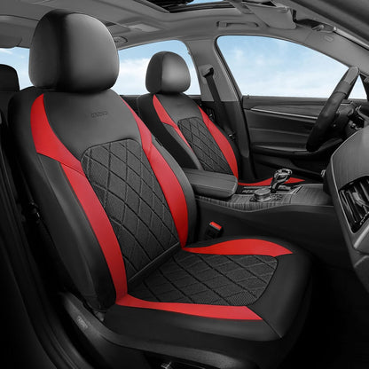 Coverado Car Seat Covers, Seat Covers Full Set, 5 Seats Automotive Seat Cover, Mesh Breathable Seat Protectors, Universal Fit for Most Cars