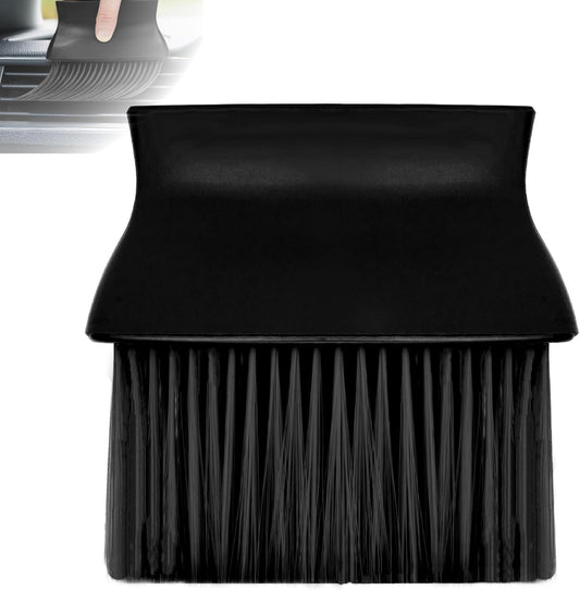 Car Interior Brush, Automotive Interior Dusting Brush, Car Interior Cleaning Brush, Bristles Detailing Brush Dusting for Car Interior, Dashboard, Air Conditioner Vents, Leather, Computer (Yellow)