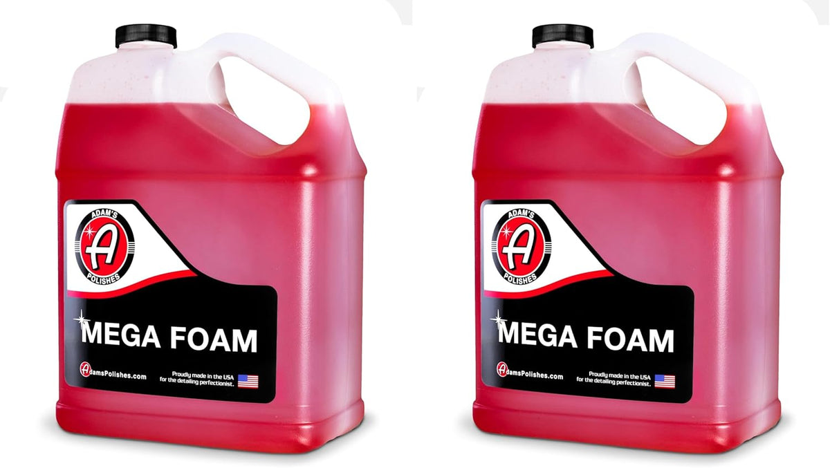 Adam’s Mega Foam (16oz) - pH Neutral Car Soap For Car Washing, Concentated For Wash Bucket, Foam Gun, Won't Strip Car Wax or Ceramic Coatings