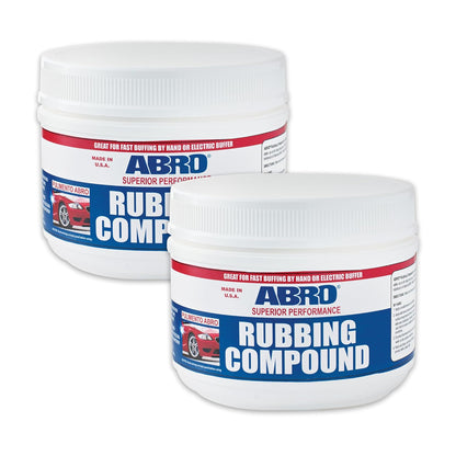 ABRO Polishing Compound 10 oz — Fine Cut Car Polish & Scratch Remover for Vehicles, Oxidized Paint, Swirl Marks, Scuffs, Dull Finish, Buffing & High-Gloss Auto Detailing