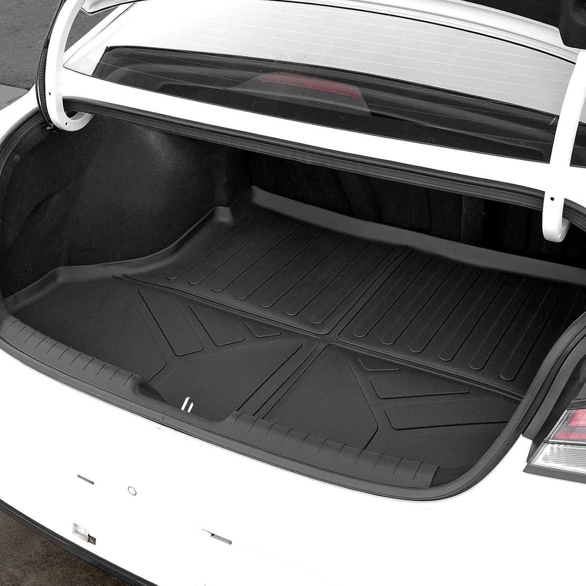 Floor Mats for Hyundai Elantra Gas 2021-2026, All Weather Floor Mats Trunk Cargo Liner and Door Sill Guards Accessories, Full Coverage Set (Not fit Hybrid Models)