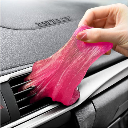 Moly Magnolia Cleaning Gel for Car, Universal Detailing Putty Gel Detail Tools Car Interior Cleaner, Removal Putty Keyboard Cleaner for Car Vents, PC, Laptops, Cameras (Blue)