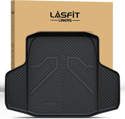 LASFIT Full Set Floor Mats for Honda CR-V 2026 2025 2024 2023 (Gasoline & Hybrid & e:FCEV), All Weather TPE Custom Fit Floor Liners 1st & 2nd Row & Seat Back Mat & Cargo Mat (Upper Position)