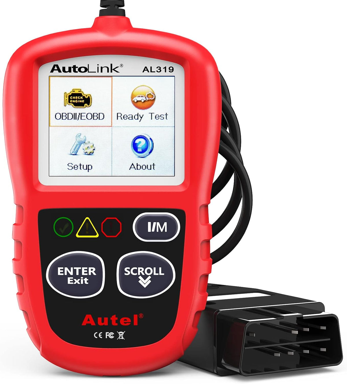 Autel Professional OBD2 Scanner AL319 Code Reader, Enhanced Check and Reset Engine Fault Code, Live Data, Freeze Frame, CAN Car Diagnostic Scan Tools for All OBDII Vehicles After 1996, 2026 Upgraded