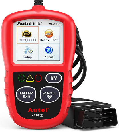 Autel Professional OBD2 Scanner AL319 Code Reader, Enhanced Check and Reset Engine Fault Code, Live Data, Freeze Frame, CAN Car Diagnostic Scan Tools for All OBDII Vehicles After 1996, 2026 Upgraded
