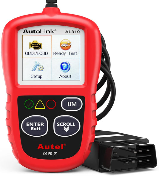 Autel Professional OBD2 Scanner AL319 Code Reader, Enhanced Check and Reset Engine Fault Code, Live Data, Freeze Frame, CAN Car Diagnostic Scan Tools for All OBDII Vehicles After 1996, 2026 Upgraded