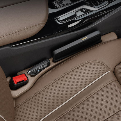 YLXGT Car Seat Gap Filler Organizer Universal for Car SUV Truck Accessories Seat Gap Plug Blocker with Storage Slot Black 2 Pack