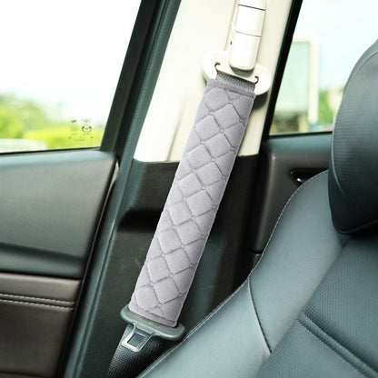 Tatuo 4 Pack Seat Belt Cover Extra Long Seat Belt Pads for Car Soft Comfort Shoulder Strap Covers Harness Pads Helps Protect Your Neck and Shoulder(10.6 Inch,Black)