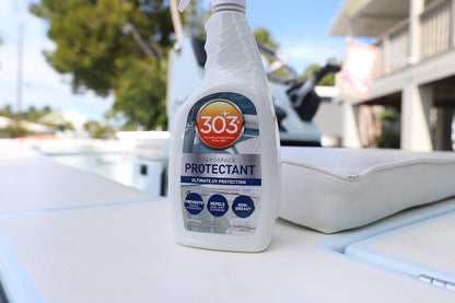303 Products Marine Aerospace Protectant Spray, UV Protection for Boat Vinyl & Surfaces – Repels Dust, Dirt & Staining, Matte Finish, Restores Like-New Appearance, 32 oz