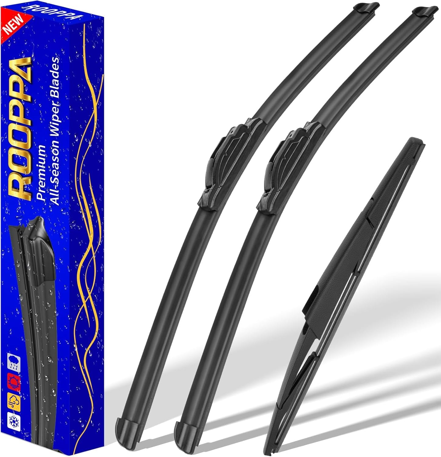 3 wipers Replacement for 2019-2023 2024 2025 2026 Subaru Forester, Windshield Wiper Blades Original Equipment Replacement - 26"/17"/14" (Set of 3) - Colors B