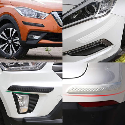 Anti-Collision Patch Car Bumper Guard Strip Anti-Scratch Bumper Protector Trim Universal Rear Bumper Protector Car Door Edge Guards Car Side Door Edge Guards Protector (Black-4Pack)