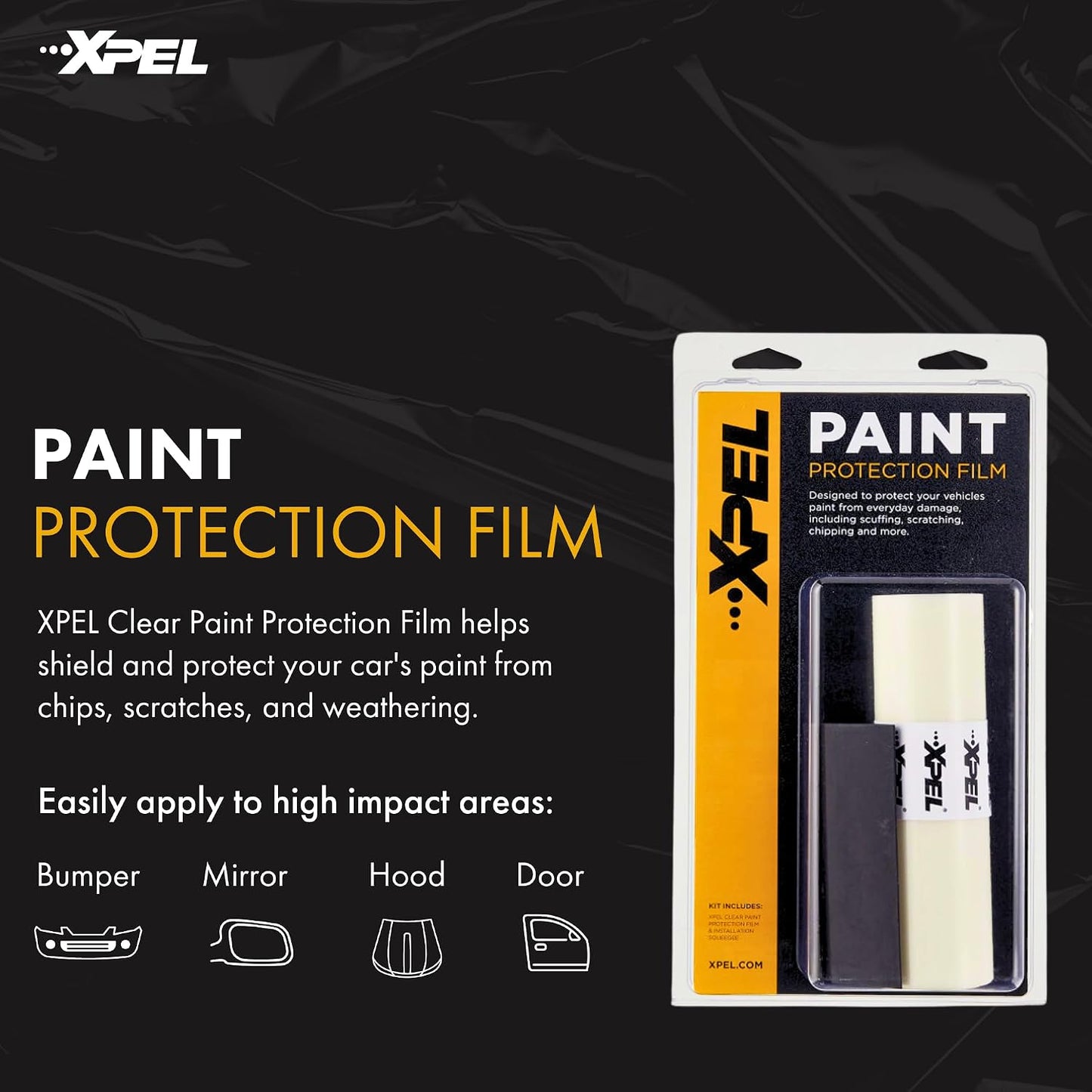 XPEL Clear Paint Protection Film Roll 6" x 84" – Self-Healing, Anti-Yellowing Polyurethane Wrap Protects Against Chips, Scratches & Debris | Invisible Shield for Cars, Trucks, Motorcycles & More
