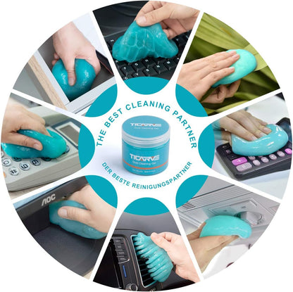 TICARVE Cleaning Gel for Car Detailing Car Cleaning Putty Auto Detailing Gel Detail Tools for Car Interior Cleaner Kit Car Vent Cleaner Automotive Car Cleaner Green