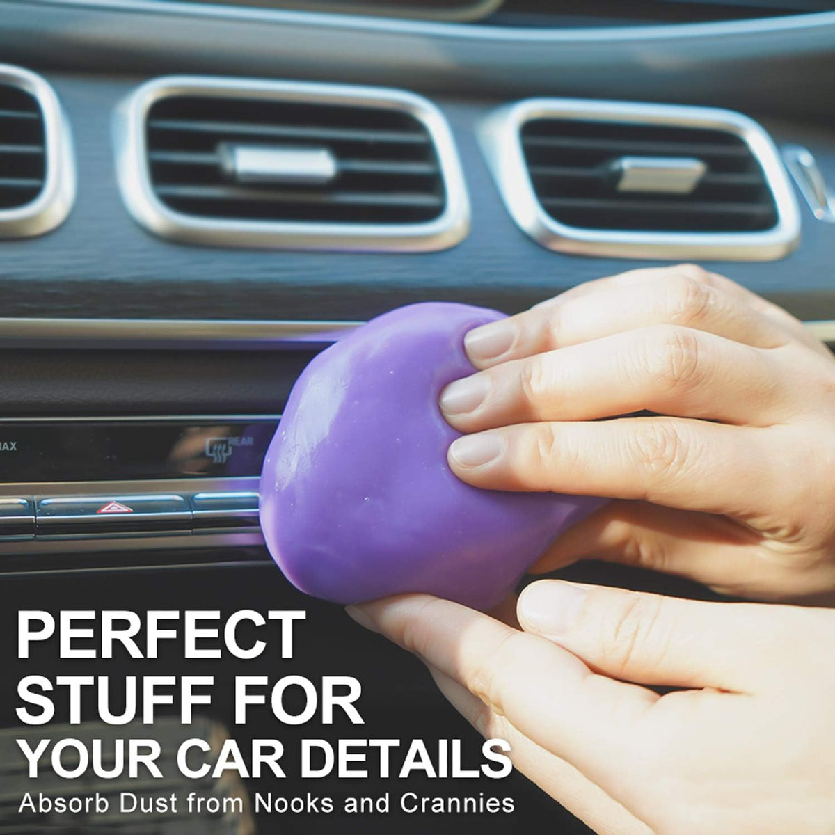 TICARVE 2Pack Cleaning Gel Car Putty Slime for Detailing Putty Detail Tools Car Interior Cleaner Automotive Cleaning Kits Keyboard Cleaner Blue Rose (320g/11.2oz)